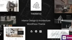 Theratio (v1.3.8.8) Architecture & Interior Design Elementor [Activated]