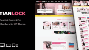 TianLock WP v.2.9 Restrict Content Pro / Membership WordPress Theme