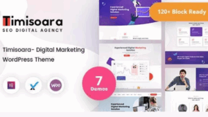 Timisoara (v3.0.1) Digital Marketing WordPress Theme + RTL