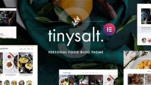 Tinysalt v3.9.0 Personal Food Blog Wordpress Theme