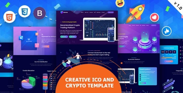 Tokyland (14 December 2021) ICO and Crypto Bootstrap Template