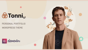 Tonni v1.0 Personal Portfolio WordPress Theme
