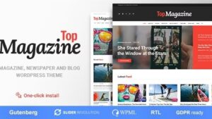 Top Magazine (v1.2.3) Blog and News WordPress Theme