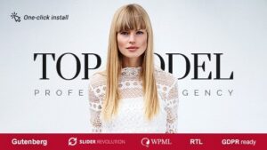 Top Model v1.1.5 Agency and Fashion WordPress Theme