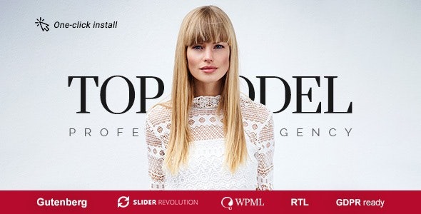 Top Model v1.1.5 Agency and Fashion WordPress Theme