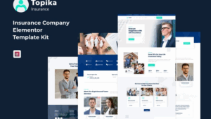 Topika - Insurance Agency Elementor Template Kit