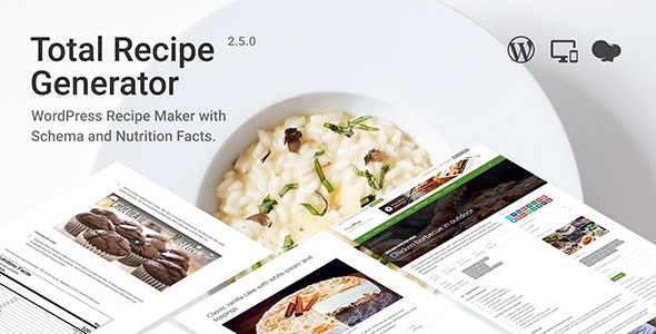 Total Recipe Generator for WPBakery Page Builder v2.6.0