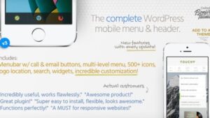 Touchy (v5.0) WordPress Mobile Menu Plugin