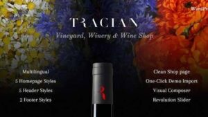 Tracian v1.6 Wine WordPress Theme
