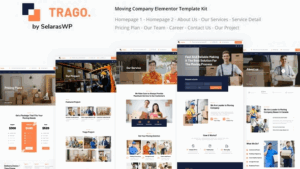 Trago | Moving Company Elementor Template Kit