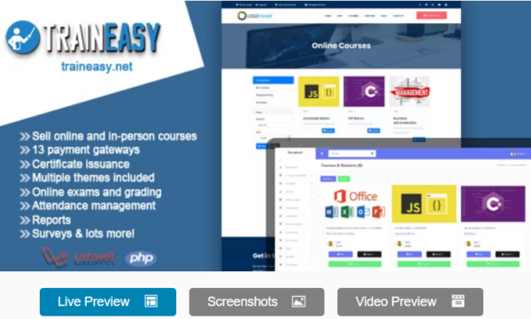 TrainEasy LMS (16th Sept 2024) Training & Learning Management System [Activated]