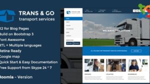 TransGo - Transport & Logistics Joomla Template