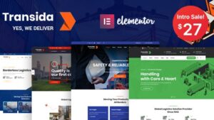 Transida v1.5 Logistics WordPress Theme