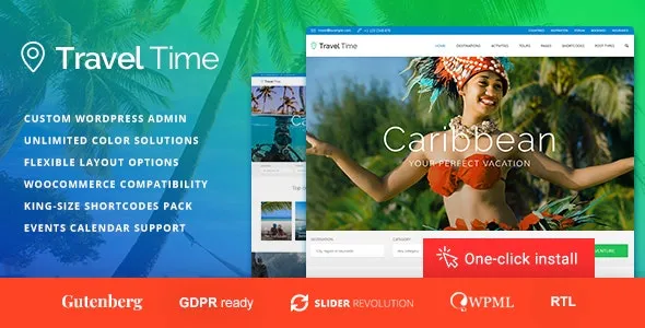 Travel Time (v1.3.6) Tour and Hotel WordPress Theme