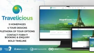 Travelicious v1.5.8 WordPress tour operator theme
