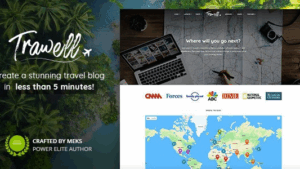 Trawell v1.8.1 Travel Blog WordPress Theme
