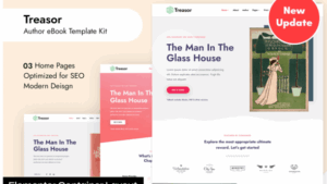 Treasor - Author eBook Elementor Template Kit