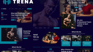 Trena - Sport & Fitness Trainer Services Elementor Template Kit