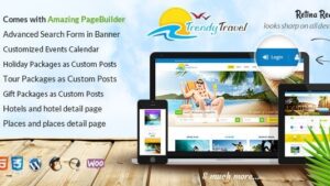 Trendy Travel WordPress Theme v6.5