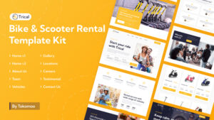 Trical - Bike & Scooter Rental Elementor Template Kit
