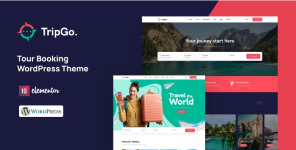 Tripgo (v1.5.0) Tour Booking WordPress Theme