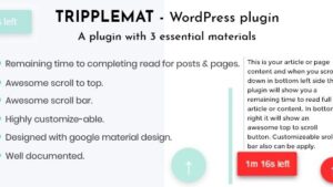 Tripplemat WordPress Plugin v1.3
