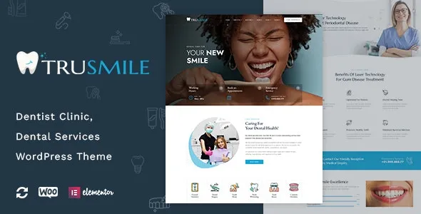 TruSmile v1.0.1 Dentist WordPress Theme