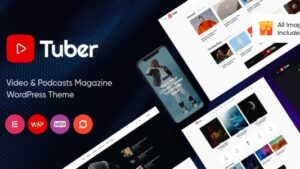 Tuber v1.12.0 Video Blog & Podcast WordPress Theme