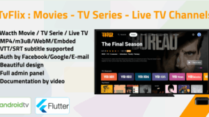TvFlix v2.0 Movies - TV Series - Live TV Channels for Android TV