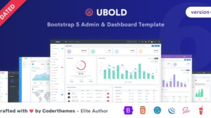 Ubold v6.1.0 Admin & Dashboard Template
