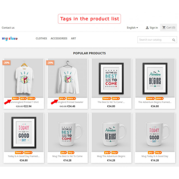 Ultimate Product Tags v1.3.6 SEO and Management PrestaShop