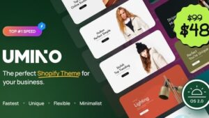 Umino (v2.9.0) Multipurpose Shopify Themes OS 2.0 - RTL Support
