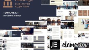 Urban Law - Lawyer & Law Firm Elementor Template Kit