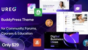 Ureg (v1.1.18) BuddyPress & Community WordPress Theme
