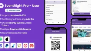 v2.2.0 User App for EventRight Pro Event Ticket Booking System