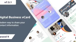 VCard SaaS v14.1.0 Digital Business Card Builder SaaS - Laravel VCard Saas - NFC Card