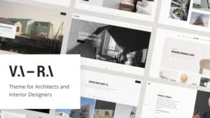 Vara v1.5.0 - Architecture WordPress Theme
