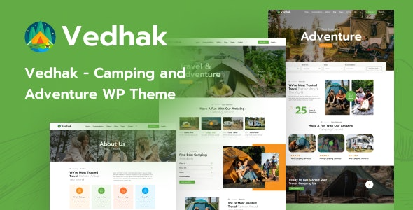 Vedhak (v1.0.2) Camping and Adventure WordPress Theme