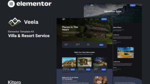 Veela - Vacation Rental & Resort Elementor Template Kit