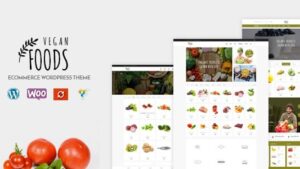 Vegan Food v5.2.32 Organic Store Responsive WooCommerce WordPress Theme #