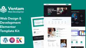 Ventam - Web Design Agency Elementor Template Kit