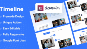 Vertical and Horizontal v1.0.0 Elementor Timeline Addon