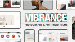 Vibrance v1.0.2 WP Photography Elementor Theme