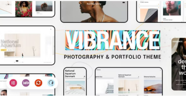 Vibrance v1.0.2 WP Photography Elementor Theme