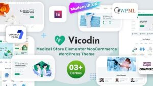 Vicodin (v1.1) Medical Store WordPress Theme