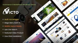 Victo v1.4.16 Digital MarketPlace WordPress Theme