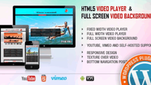 Video Player & FullScreen Video Background v2.4.1 - WP Plugin