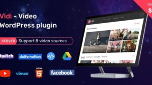 Vidi v1.4.0 Video WordPress Plugin