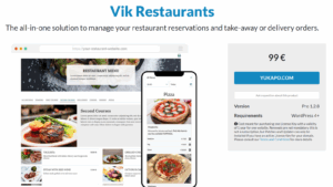Vik Restaurants Pro v1.4.0 for WordPress