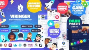Vikinger (v1.9.40) BuddyPress and GamiPress Social Community